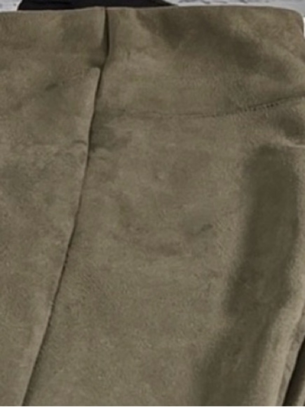 NY & Co. Olive Suede Leggings M